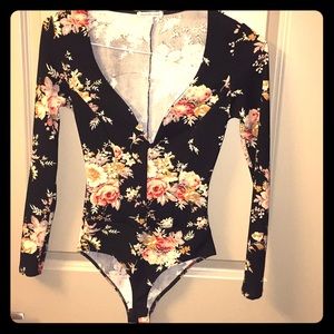 Floral bodysuit